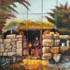 Senora en Casa Mural